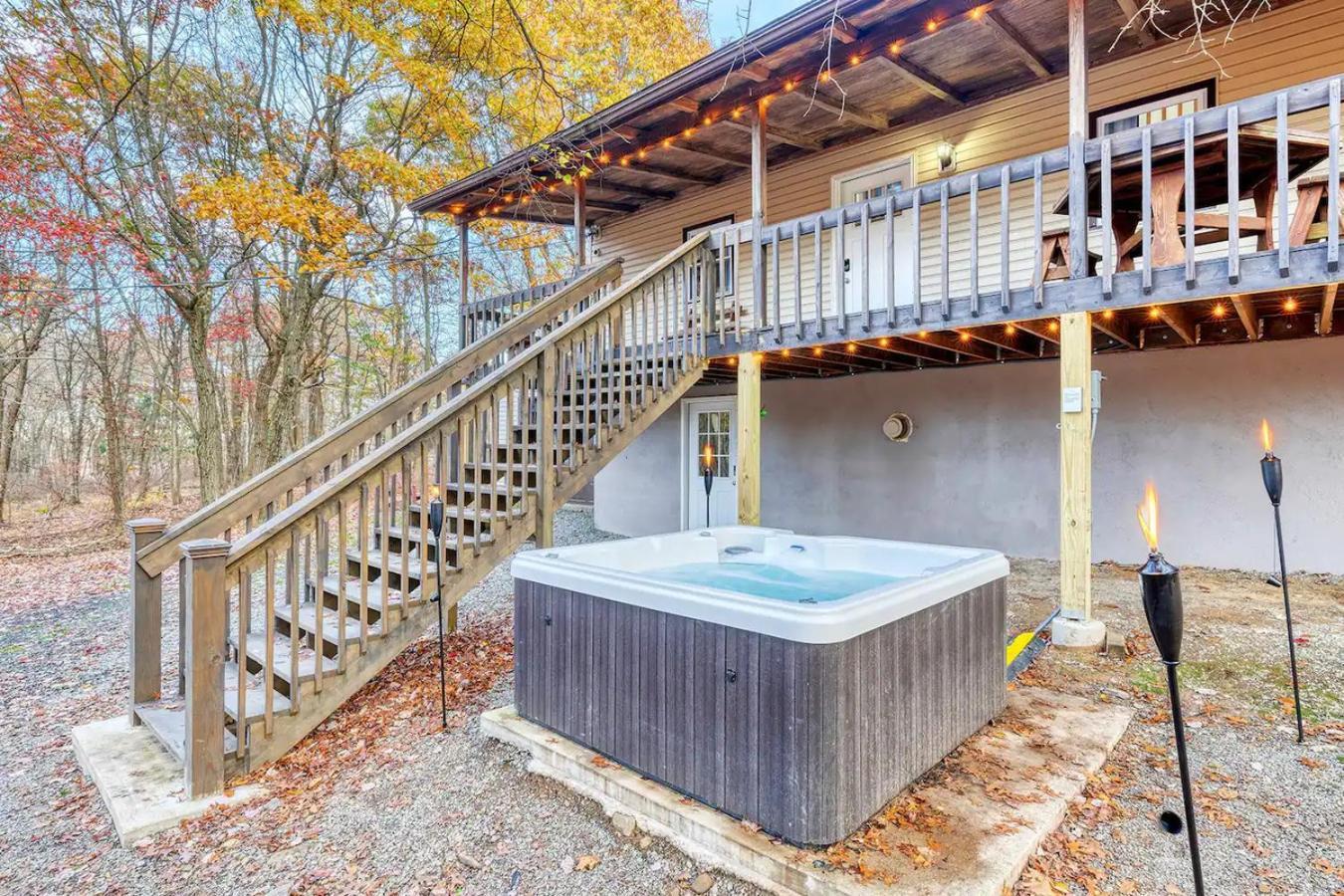 Fun Home 4 Endless Enjoyment With Game Room & Hot Tub Long Pond Buitenkant foto